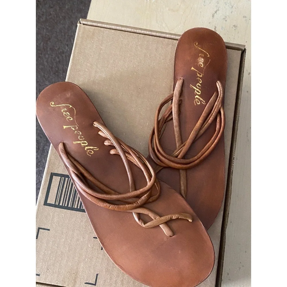 Women's Strappy Sandals Free People Kayla Brown 11 New With Tags